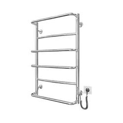 Kupatilski rebrasti radijator LUX 105W/230V 81x52 cm inox/sjajni hrom desni
