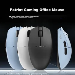 Aigo Bežični miš, 2.4GHz, Bluetooth, USB, Crni