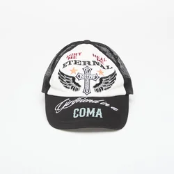 Čepica PLEASURES Coma Mesh Cap Black Universal