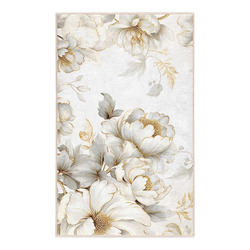 Kremno bela pralna preproga 80x150 cm Soft and Gentle – Mila Home