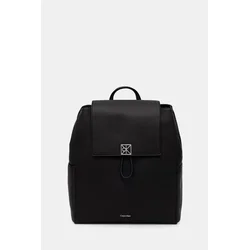 Nahrbtnik Calvin Klein Emblem Hw Pebble Backpack LV04F3553G Črna