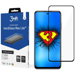3mk HardGlass Max Lite - zaštitno staklo za Xiaomi Redmi Note 10 4G/Redmi Note 10S - Crna KP21056
