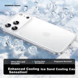 Hannuo Maska za mobilni telefon iPhone 17 Pro Max, Providna