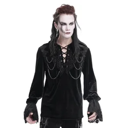 Moška srajca DEVIL FASHION - Black Gothic Retro - SHT12601