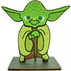 CRYSTAL ART Diamantna slika Vojna zvezd: Yoda