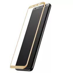 Zastitno staklo Baseus 3D za Samsung S8/ G950 zlatno.