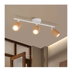 Brilagi - Spot svetiljka MODERN WOOD 3xGU10/8W/230V drvo/bela