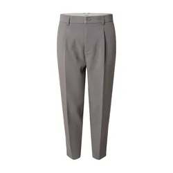 DAN FOX APPAREL Hlače na rob Toni siva
