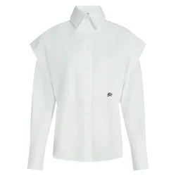 Karl Lagerfeld Bluza črna/bela