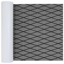 Prostirka za čamce Svijetlo siva i crna 190 x 70 cm EVA