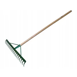 shumee Ojačane zelene grablje 18-zobe 130 cm