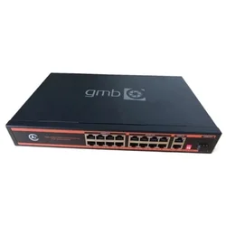Gembird POE-GS1016PS1 GMB Switch,16 PoE 100/1000M, 2 UP-Link 100/1000M +1 SFP port,52V 300W,30W/PoE,VLAN,250