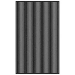 Otirač Stripe crni i sivi 90x150 cm