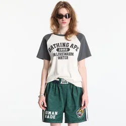 Majice A Bathing Ape Bathing Ape Raglan Tee UNISEX Charcoal XXL