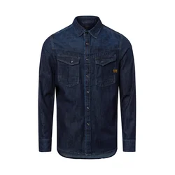 G-Star Raw Jeans srajca Dakota D23616-D252 Mornarsko modra Slim Fit