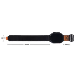 CangHua Zamenska narukvica za pametni sat za Apple Watch, Crna