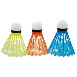 3 badminton barvne žogice