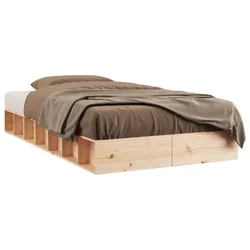 Vidaxl Posteljni okvir 100x200 cm trden les