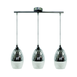 Celia Viseća Lampa 3X60W E27 Silver