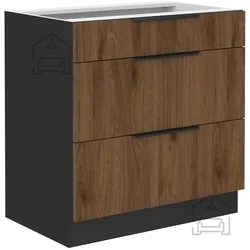 Spodnja omara Monza - 80 cm D 3S BB