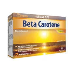 ALKALOID Alkakaps Beta ß Carotene 30 mg 90 kapsula