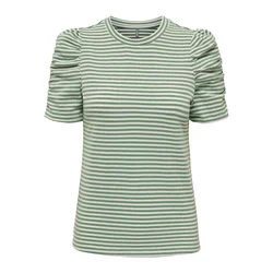 ONLY Majica IBEN  zelena / bela