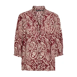 ONLY Bluza ONLRAYA kremna/kostanj rjava