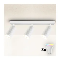 Brilagi - LED RGBW prigušiva spot svetiljka SELE DIAMANT 3xGU10/6W/230V bela