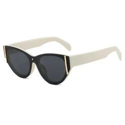 Cuntiandaofu Unisex naočare za sunce, Bele