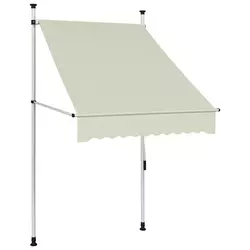Tenda na ručno uvlačenje 100 cm krem