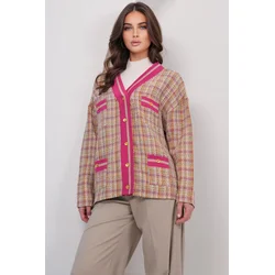 Trend Alacati Stili Ženska jakna Alc-X14979, Roze