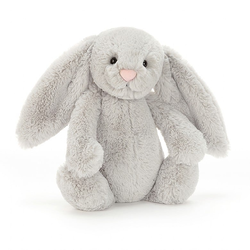 Jellycat - Plišasti zajček Bashful Silver - medium