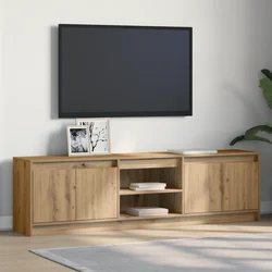 TV Jedinice 2 pcs Smeđa 180 x 34 x 50 cm Konstruirano drvo