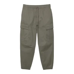 Pull&Bear Kargo hlače zelena