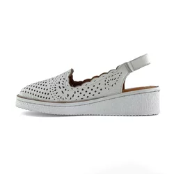 Mona Shoes Ženske cipele, Kožne, Bele
