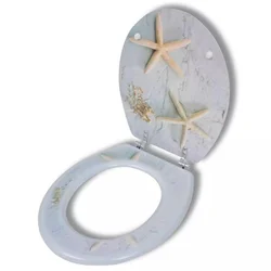 Sjedalo za WC školjku MDF dezen morske zvijezde