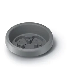 Prosperplast Saksija Maze Cap M600, Siva