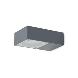 Ideal Lux - Spoljašnje zidno svetlo SIRIO 1xGX53/9W/230V IP65 antracit