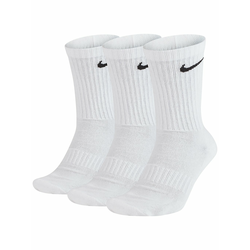 Nike U NK EVERYDAY CUSH CREW 3PR, muške čarape za fitnes, bijela SX7664