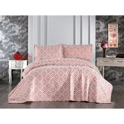 Aberto Design Komplet posteljina za francuski ležaj Roze