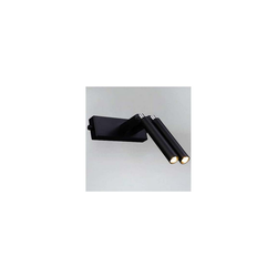Shilo 9014 - Zidno spot svetlo DOHAR 2xG9/10W/230V crno