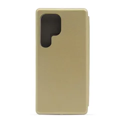 Futrola Royal Flip Cover za Samsung S24 Ultra, Zlatne boje