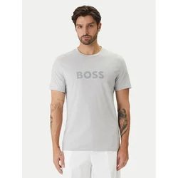 BOSS Majica 50491706 Siva Regular Fit