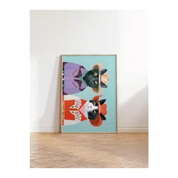Dekorativna slika u okviru 50 x 70 cm