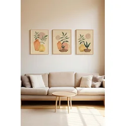 Wallity Slika 3Dartsoho106, 3 dela, 33 x 48 cm