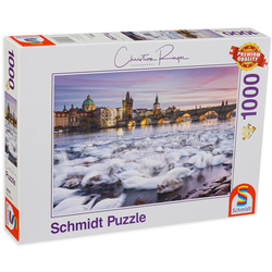 Schmidt - Puzzle Ringer: Prague: Swans - 1 000 kosov
