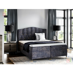 Boxspring postelja Vegas - 160x200 cm
