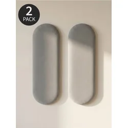 Sinsay - Tapacirani zidni paneli 2 pack - svetlo siva