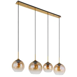 Globo 15788-4H - Luster na sajli JAMESSA 4xE27/60W/230V mesing