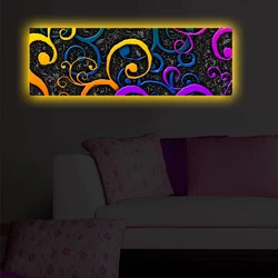 Wallity Slika sa LED osvetljenjem 3090DACT-44, 30x90 cm